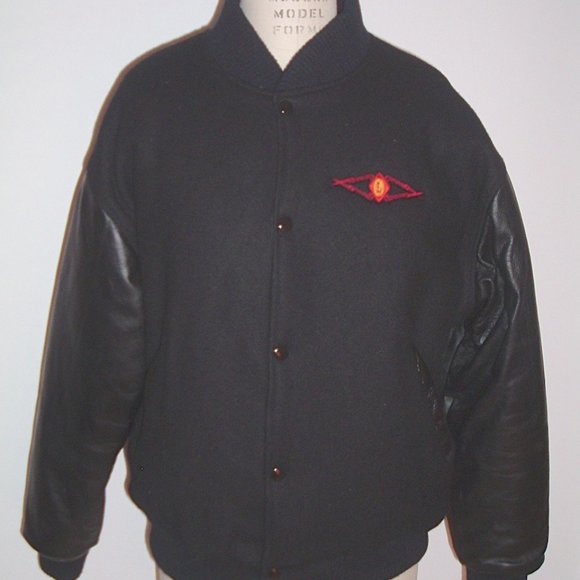 Legend TV crew Jacket science fiction western 90s black leather reversibleM